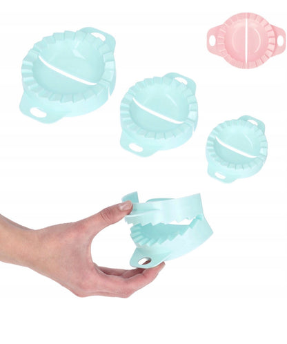 3 Dumpling Molds Pastry Press Dough Dimsum Maker Set Empanada Mold Pie Pastry
