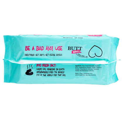 Flushable Aloe Vera Butt Wipes - 48 wipes 1 pack