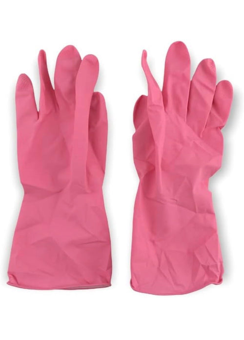 Household Pino Rubber Gloves Medium Long cuff Sleeve Washing Up Kitchen Cleaning